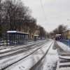 Rekonstrukce tramvajové zastávky Křižíkova - 8.12.2013 (1)